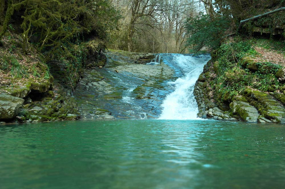 Водопад Райское наслаждение в Лоо, Сочи